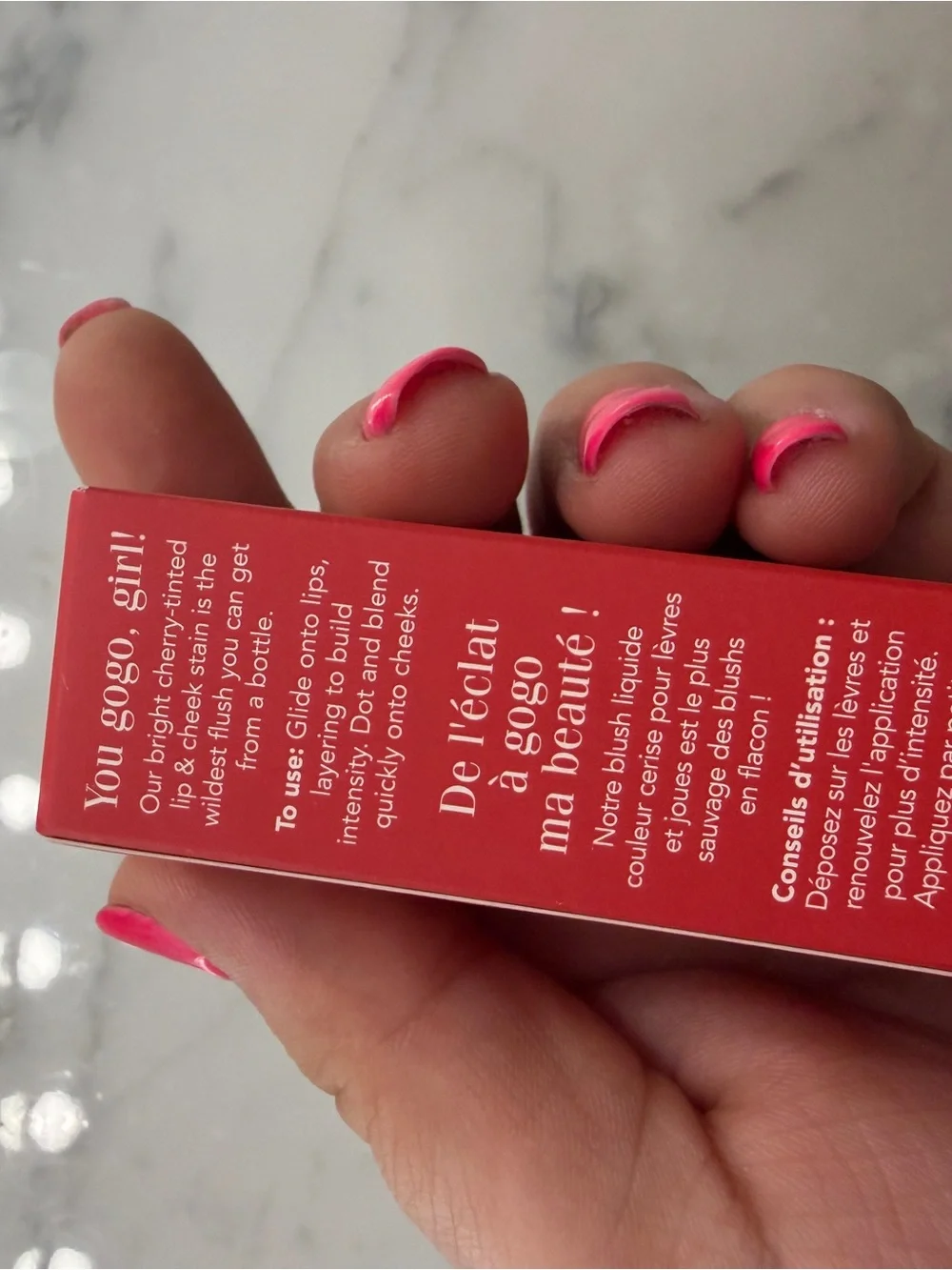 Benefit Gogo Tint Blush - Red and Pink Packaging